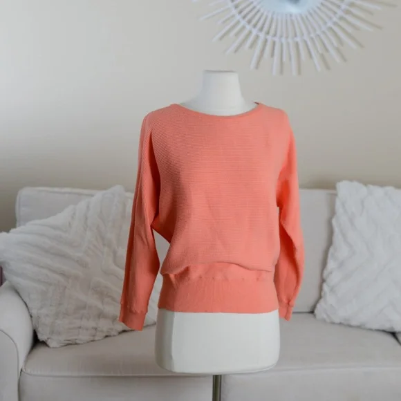 NEW Catherine Malandrino "Flamingo" Sweater Small - Picture 1 of 9